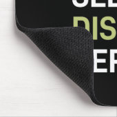 Sleep Disk Golf wiederholen Mousepad (Ecke)