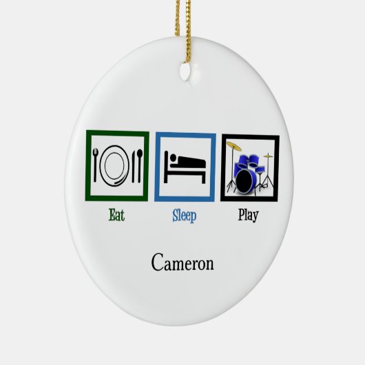 Sleep Drums essen Keramikornament (Rechts)