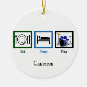 Sleep Drums essen Keramikornament (Vorne)