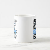 Sleep Eat Bike Repeat Kaffeetasse (Mittel)