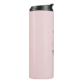 Sleep Eat Nurse Wiederholung Trendy Pink Thermosbecher (Nach links gedreht)