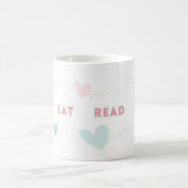 Sleep Eat Read Wiederholung Tasse (Mittel)