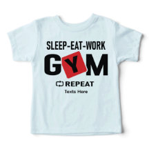 Sleep Eat Work Gym Repeat typography design