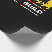 Sleep Essen Build Wiederholen Gebäude Blocksteine Geschenkpapier (Ecke)