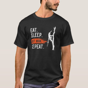 Sleep essen High Repeat Arborist Lumberjack T-Shirt