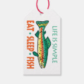 Sleep Fish - Funny Fishing Sprichwort Geschenkanhänger (Vorderseite)