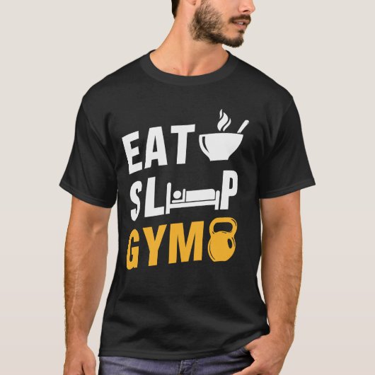 Sleep-Fitnessraum T-Shirt (Vorderseite)