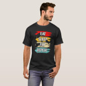 Sleep Fly wiederholen T-Shirt (Vorne ganz)