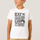 Sleep Game Eat Repeat T - Shirt (Vorderseite)