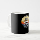 Sleep Go Fischen wiederholen Kaffeetasse (Vorderseite Links)