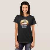 Sleep Go Fischen wiederholen T-Shirt (Vorne ganz)