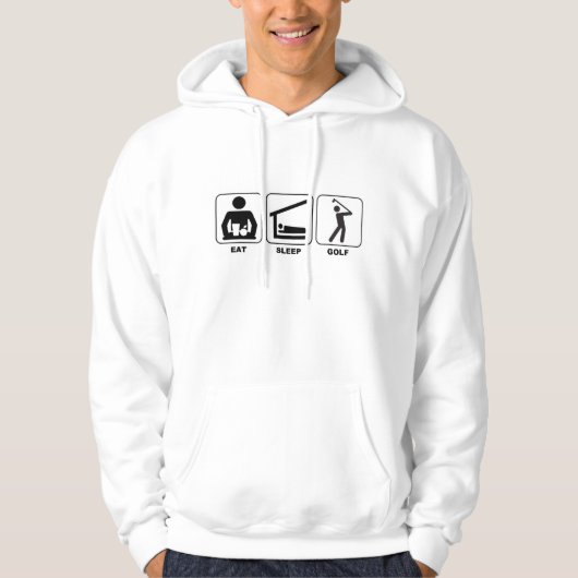 Sleep Golf Hoodie (Vorderseite)