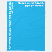 Sleep Good Fleece Blanket (Vorderseite)