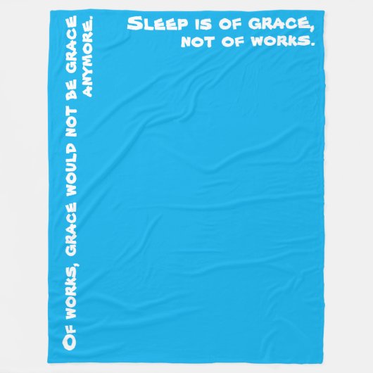 Sleep Good Fleece Blanket (Vorderseite)