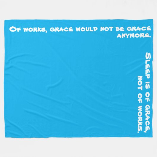 Sleep Good Fleece Blanket (Vorderseite (Horizontal))