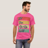 Sleep Hip Hop Wiederholen Funny Hip Hop Rapper Ret T-Shirt (Vorne ganz)