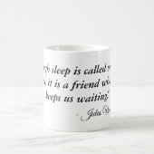 Sleep Inomnia besten Freund Ironie Zitat Jules Ver Kaffeetasse (Mittel)