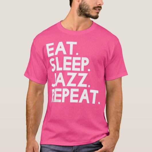 Sleep Jazz Repeat - Music T-Shirt (Vorderseite)