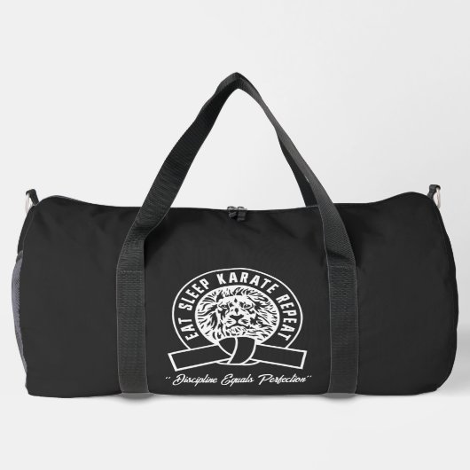 Sleep Karate Wiederholung essen - Disziplin = Perf Duffle Bag (Rückseite)