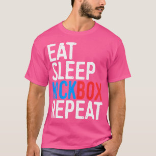 Sleep Kickbox Wiederholen Kickboxing T-Shirt