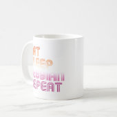Sleep Lesbian Wiederholung essen Kaffeetasse (Vorderseite Links)