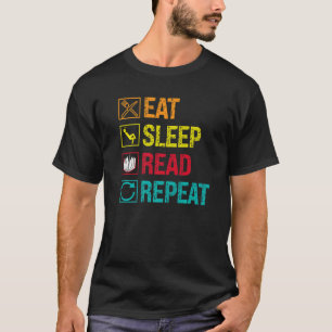 Sleep lesen Wiederholung von Ereignissen in der Ve T-Shirt