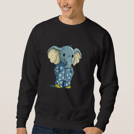 Sleep Mode Activated with This Cozy Elephant Sweatshirt (Vorderseite)