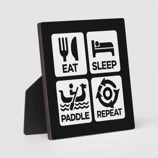 Sleep Paddle Repeat - Dragon Boat Racing Fotoplatte (Vorderseite)