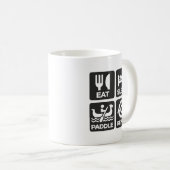 Sleep Paddle Repeat - Dragon Boat Racing Kaffeetasse (VorderseiteRechts)