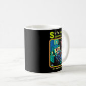 Sleep Paralysis Demon Sarcastic Retro Funny Adult Kaffeetasse (VorderseiteRechts)