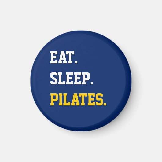 Sleep Pilates essen Magnet (Vorne)