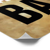 Sleep Play Baseball Arte Poster (Ecke)