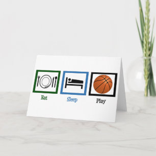 Sleep Play Basketball essen Karte