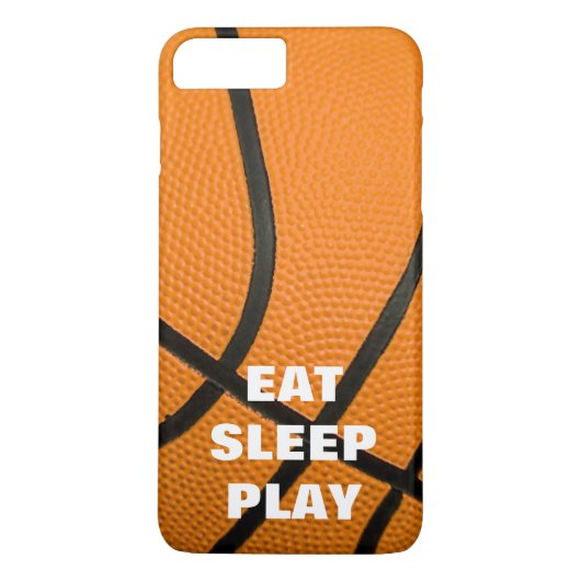 Sleep Play Basketball Motivierend essen Case-Mate iPhone Hülle (Rückseite)
