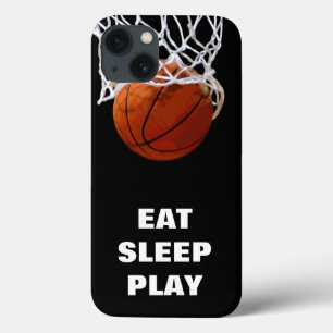 Sleep Play Basketball Motivierend essen iPhone 13 Hülle