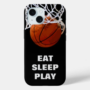 Sleep Play Basketball Motivierend essen Case-Mate iPhone Hülle