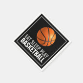Sleep Play Basketball Motivierend Serviette (Ecke)