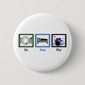 Sleep Play Drums essen Button (Vorderseite)
