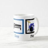 Sleep Play Drums essen Kaffeetasse (VorderseiteRechts)