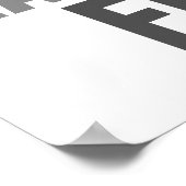 Sleep Play Fußball Einzigartiges Kunstwerk Poster (Ecke)