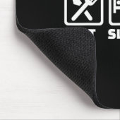 Sleep Play Pool Billard essen Mousepad (Ecke)