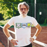 Sleep Play Tennis essen T-Shirt<br><div class="desc">Tennis ist meine Besessenheit und mein Leben.</div>