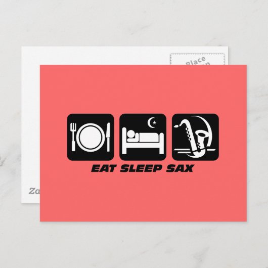 Sleep Postkarte (Vorne/Hinten)