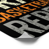 Sleep Pray Basketball wiederholen, Spaß Christlich Poster (Ecke)