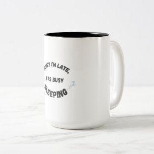 SLEEP = PRIORITÄT ZWEIFARBIGE TASSE