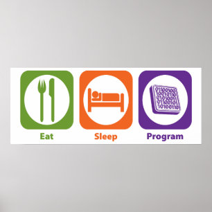 Sleep-Programm essen Poster