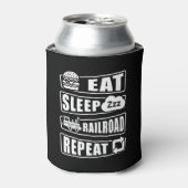 Sleep Railroad Repeat Dampfzug essen Dosenkühler (Kanne Vorderseite)