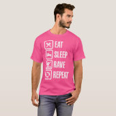 Sleep Rave wiederholen T-Shirt (Vorne ganz)