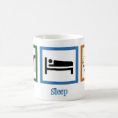 Sleep Read Books Funny Bookworm essen Kaffeetasse (Mittel)