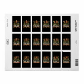 Sleep Read, Funny Reading Adressaufkleber (Vorne)